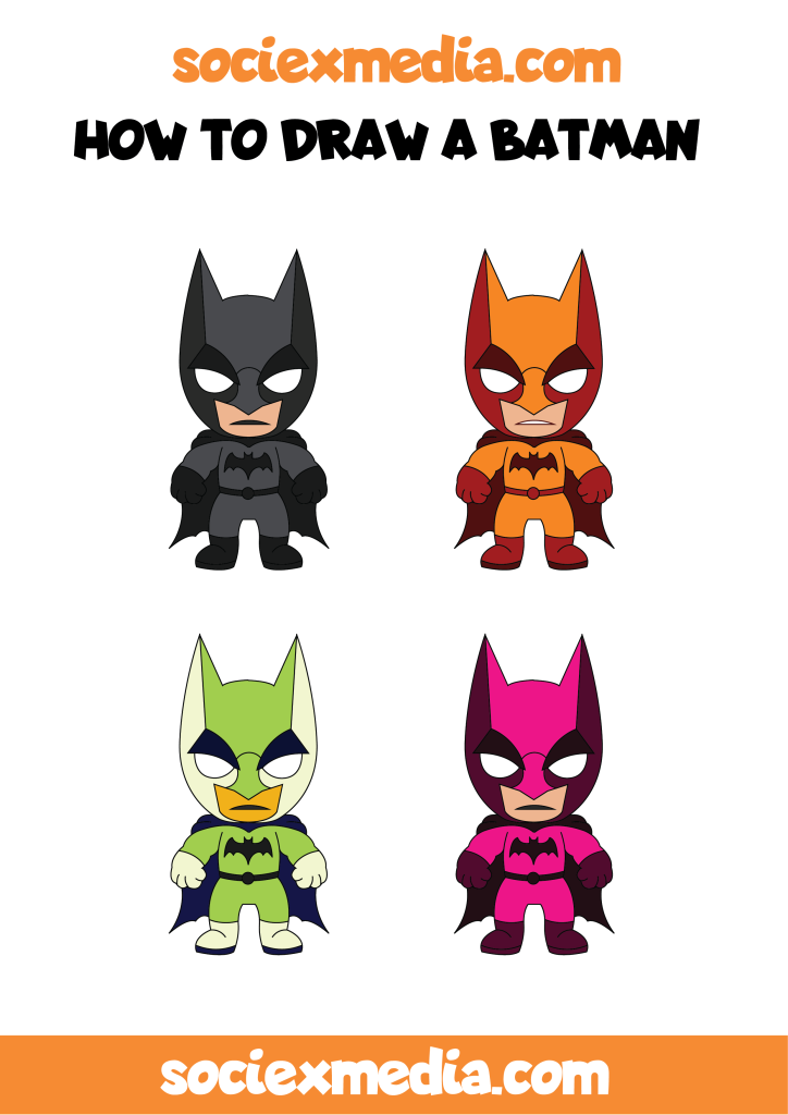How to Draw Batman: A Digital PDF Art Tutorial for Kids – sociexmedia.com