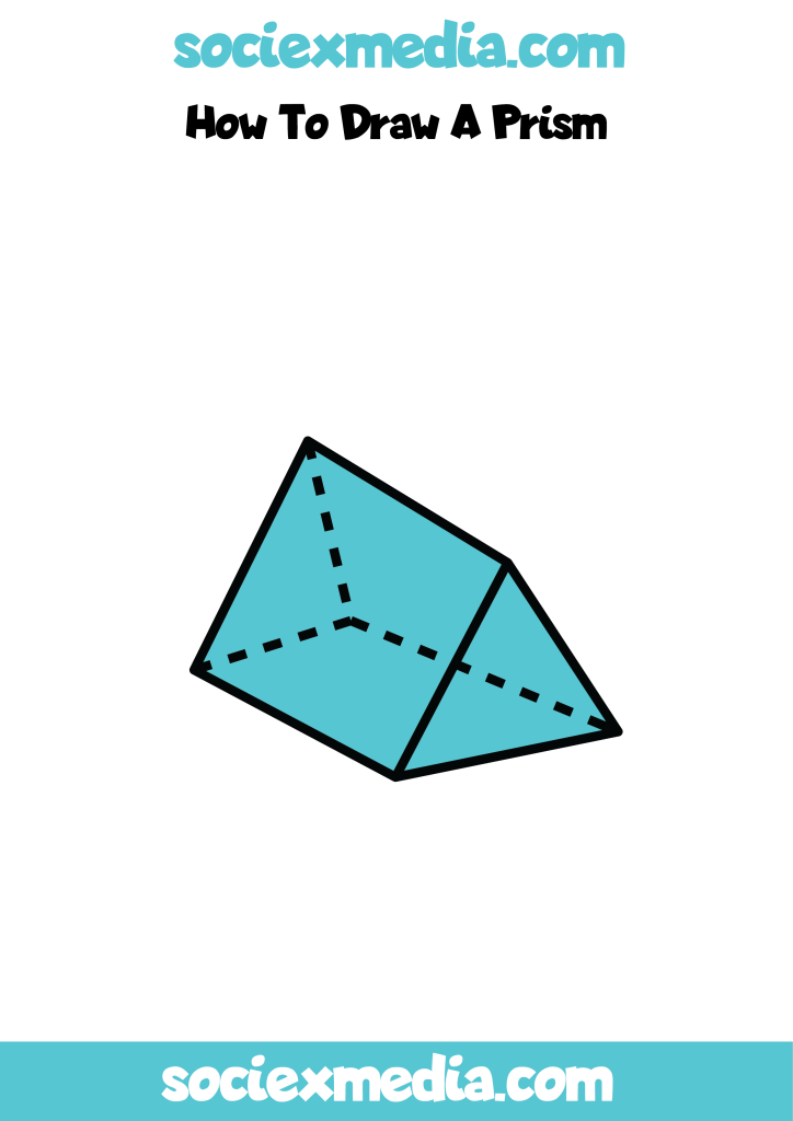 How To Draw A Prism easy step by step / Digital PDF Art Tutorial for ...